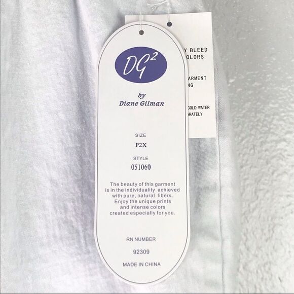 NWT DG2 Diane Gilman Pull On Capri Pants - Picture 4 of 6